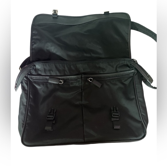 Laptop work bag with adjustable strap unbranded fashion bag black 19” x 12.5” - Picture 6 of 16